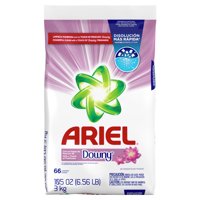 Ariel with Touch of Downy, 66 Loads Powder Laundry Detergent, 105 Oz