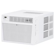 GE 18,000 BTU 230-Volt Smart Window Air Conditioner with Remote, AEG18DZ, White
