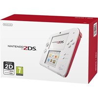 Refurbished Nintendo Handheld Console 2DS White/red