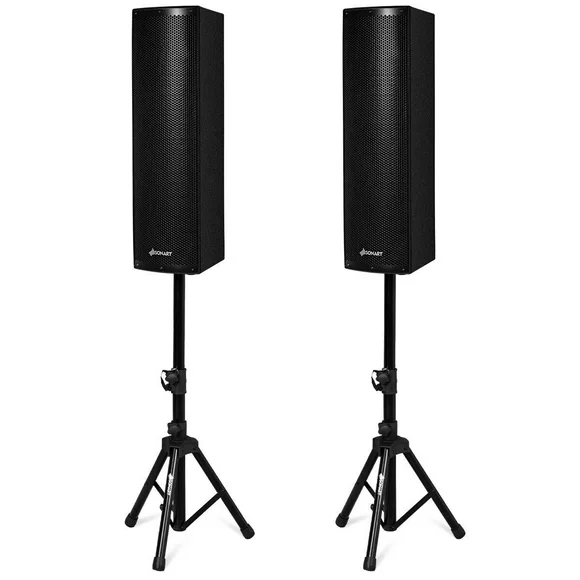 Set of 2 Sonart 2000W Bi-Amplified Speakers PA System