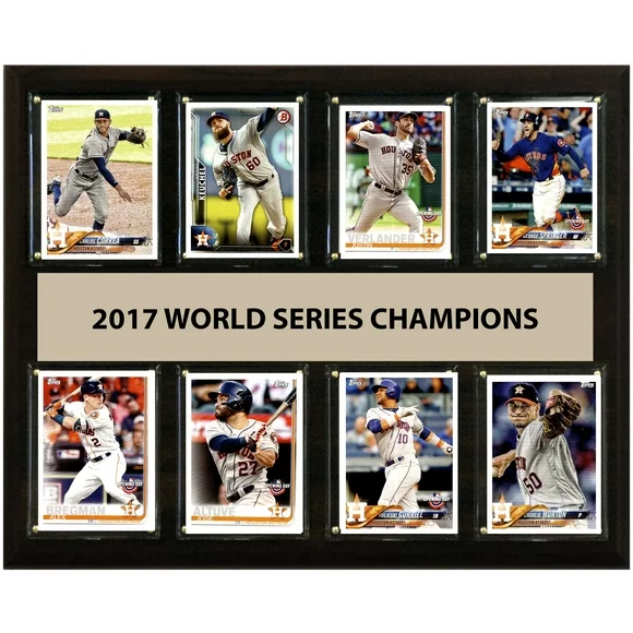 Houston Astros 2017 World Series Champions 12'' x 15'' Plaque