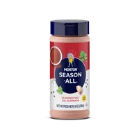 Morton Season-All Seasoned Salt - Blend of Salt and Savory Spices for BBQ, Grilling, and Potatoes, 8 OZ Canister