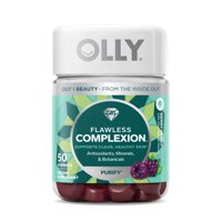 OLLY Flawless Complexion Gummy, Skin Support, Vitamins E, A, Zinc, 50 Ct