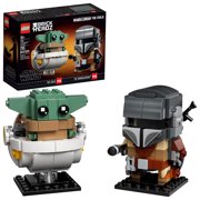 LEGO BrickHeadz Star Wars The Mandalorian & The Child 75317 Cool Building Toy (295 Pieces)