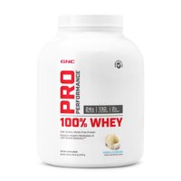 GNC Pro Performance 100 Percent Whey Protein Powder, Vanilla Cream, 4.8 Pound