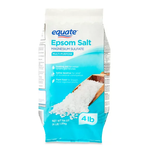Equate Magnesium Sulfate Epsom Salt, 4lb Bag