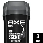 Axe Dual Action Deodorant for Men, Black FrOz.en Pear & Cedarwood Formulated without Aluminum Paraben, 3.0 Oz.