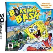 Spongebob Boating Bash - Nintendo DS, Unique functionality  specific to the DSi  allowing players to insert images and backgrounds into the game via the DSi's.., By THQ