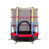 SalonMore 55" Trampoline for Kids, with Safety Enclosure Net, for Backyard Bounce Jump Recreation