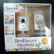 slim&secure handheld color video monitor - silver