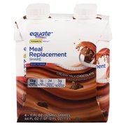 Equate Meal Replacement Shake, Milk Chocolate, 11 fl oz, 4 Count