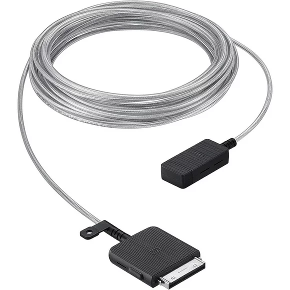 Open Box Samsung 15m One Invisible Connect Cable for QLED 4K and The Frame TVs, White - VG-SOCR15/ZA