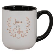 Jesus & Coffee 17.5 oz Mug - White/Gold