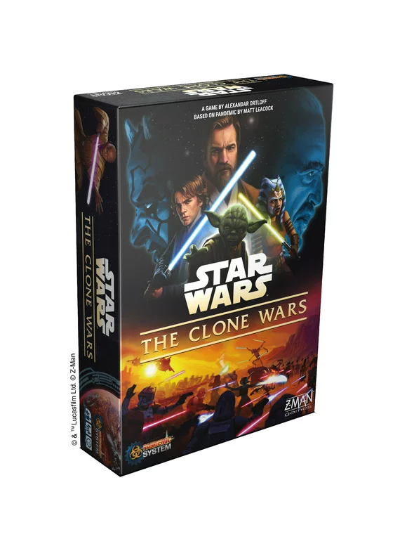 Star Wars the Clone Wars - a Pandemic System Cooperative Board Game for Ages 14 and up, from Asmodee