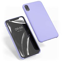 kwmobile TPU Silicone Case Compatible with Apple iPhone XR - Slim Protective Phone Cover with Soft Finish - Lavender