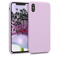 kwmobile TPU Silicone Case Compatible with Apple iPhone Xs Max - Slim Protective Phone Cover with Soft Finish - Mauve