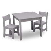 Delta Children MySize - Furniture set - 3-piece (2 chairs, table) - gray
