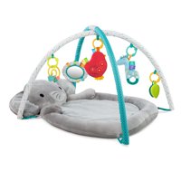 Bright Starts Enchanted Elephants Activity Gym with Ultra-Plush Soft Mat, Ages Newborn +