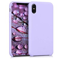 kwmobile TPU Silicone Case Compatible with Apple iPhone X - Slim Protective Phone Cover with Soft Finish - Lavender