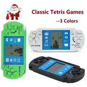 Electronic Classic Handheld Tetris Game Console Portable Video Tetris Toys, Great Christmas Gifts for Kids