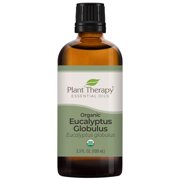 Plant Therapy Organic Eucalyptus Globulus Essential Oil 100% Pure, USDA Certified Organic, Undiluted 100 mL (3.3 oz)