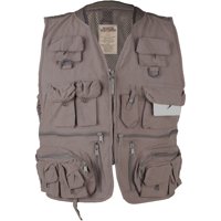 Master Sportsman Alpine 27-Pocket Mesh-Back Fishing Vest, Olive, LG