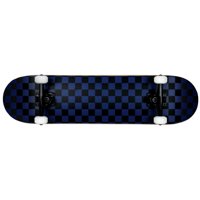 Krown Skateboard Rookie Checker Black/Blue Complete