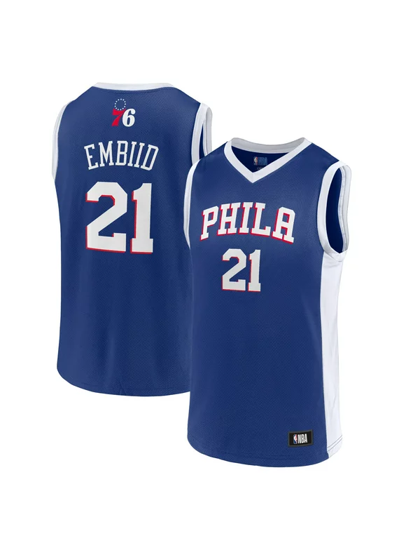 Men's Fanatics Branded Joel Embiid Royal Philadelphia 76ers Player Jersey