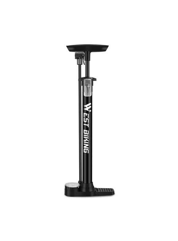 Tomshoo Convenient and Time Saving Bike Pump with 140psi High Pressure Inflation