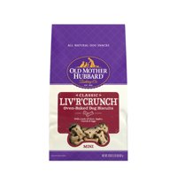 Old Mother Hubbard Classic Crunchy Natural Dog Treats, Liv'R'Crunch Mini Biscuits