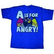 Angry Birds A is For Angry T-Shirt [Adult Medium]