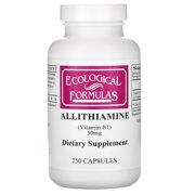 Ecological Formulas Allithiamine (Vitamin B1), 50 mg, 250 Capsules