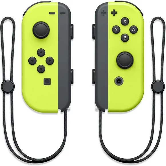 CFWQH Joy Pads (L/R) for Nintendo Switch Controller- Fluorescent Green Game Controller Joypad