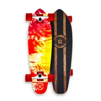 Madd Gear Complete Cruiser Skateboard 32 x 9 (Hawaii)  Suits Ages 5+ - Max Rider Weight 220lbs  8 Ply Maple Deck Aluminum Trucks 62mm Wheels ABEC-7 Bearings  Worlds #1 Pro Scooter Brand