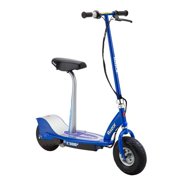 Razor E300S Rechargeable Cushioned Seat Electric Motorized Scooter, Blue