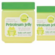 Baby Soft Scent Petroleum Jelly, Body Moisturizer & Protectant Paraben Free 3.53 oz.Each ( 2 jars)
