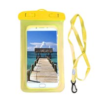 Tuscom Waterproof Pouch Swimming Beach Dry Bag Case Cover Holder For Cell Phone Yellow
