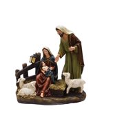 13" Nativity Scene with Joseph, Mary and Baby Jesus Religious Christmas Table Top Figure