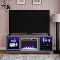 Ameriwood Home Modern Lumina Fireplace TV Stand for TVs up to 70" Wide, Multiple Colors Available