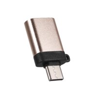 moobody Type-C Adapter Type-C Male to USB3.0 Female OTG Connector Converter Plug and Play Support Mobile Phone Tablet Gold