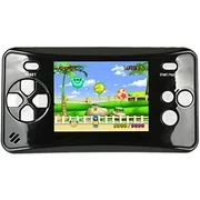 HigoKids Portable Handheld Games for Kids 2.5" LCD Screen Game Console TV Output Arcade Gaming Player System Built in 182 Classic Retro Video Games Birthday for Your Boys Girls (Black)