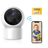 JUMPER Baby Monitor 1080P FHD Home WiFi Security Camera IP Camera, Sound/Motion Detection w/ Night Vision 2-Way Audio Cloud Service Available Monitor Baby/Elder/Pet Compatible with iOS/Android
