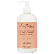 SheaMoisture Curl and Shine Conditioner to Restore and Smooth Dry Hair for Thick, Curly Hair, 13 oz