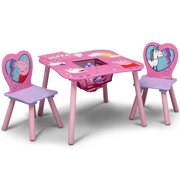 Peppa Pig Table and Chair Set with Storage by Delta Children