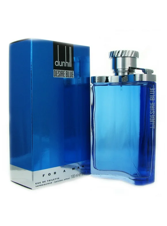 Alfred Dunhill Desire Blue Eau de Toilette, Cologne for Men, 3.4 Oz