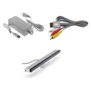 Wii Parts Bundle - Sensor Bar, AV Cable, and Power Adapter - by Mars Devices