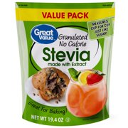 Great Value Granulated No Calorie Stevia Pouch, 19.4 oz
