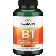 Swanson Vitamin B-1 (Thiamin) 100 mg 250 Capsules
