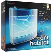 Dan&Darci Light-up Ant Habitat for Kids  LED Ant Farm for Live Ants (not included) - Great Science Toys Kit Gift for Boys & Girls