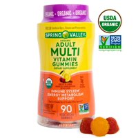 Spring Valley Organic Adults Multivitamin Vegetarian Gummies, 90ct